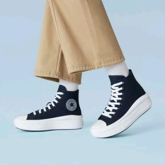 Converse CTAS MOVE HI Platform WOMEN SZ  / 570261C - Picture 6 of 11